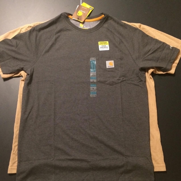 New Carhartt Raglan Shirt Grey - Picture 2 of 2